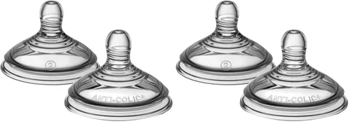 Miniatura 7 de Tommee Tippee Tetinas de biberón anticólicos avanzadas, similares al pecho para un pestillo natural, silicona suave, flujo rápido, más de 6 meses