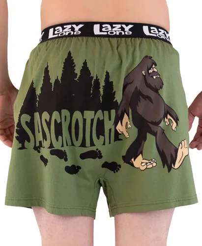 Miniatura 79 de Lazy One Divertidos boxers de animales, ropa interior humorística, novedosos pantalones cortos, regalos de broma para hombres