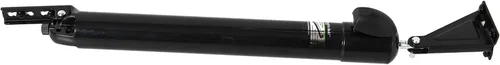 Touch 'n Hold Smooth Door Closer – Kit individual (negro) – Cierrapuertas de servicio estándar con función de retención de botón táctil y movimiento