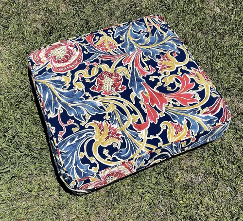Miniatura 5 de BELLRINO Juego de 4 fundas de cojín decorativas impermeables para exteriores, de 24 x 24 x 4 pulgadas, para silla, asiento, jardín, banco, porche