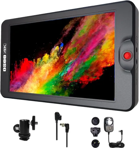 osee T7 7 pulgadas versión mejorada 3000 liendres Ultra brillante luz diurna visible FHD DSLR Monitor de campo 3D LUT HDR 4K HDMI entrada y salida