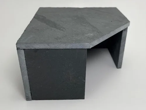 Miniatura 5 de TheFrogHouse - Piel de reptil de piedra de pizarra de 6 x 6 x 3.5 pulgadas, decoración natural sin fondo para cuevas