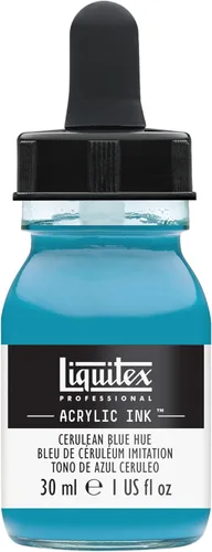 Miniatura 9 de Liquitex - Pintura acrílica profesional INK! Jarro de 1 onza, color blanco de titanio Bronce Rico Iridiscente