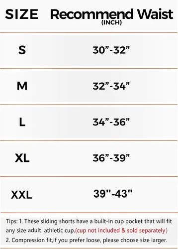 Miniatura 5 de COOLOMG Pantalones cortos de compresión para hombre, con bolsillo para tazas, ropa interior deslizante para béisbol, fútbol, lacrosse, sin copa