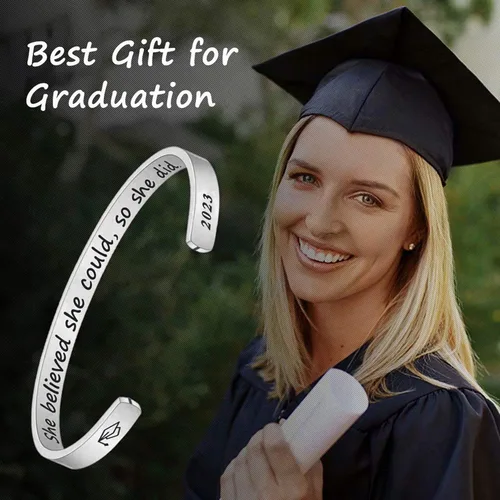 Miniatura 5 de M MOOHAM - Regalos de graduación para ella, él 2022, pulseras de graduación inspiradoras en clase de 2022, regalos de graduación de la escuela