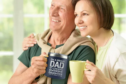 Miniatura 6 de Regalos para papá de hija, hijo, niños en el día del padre, Navidad, cumpleaños - Divertidos regalos para papás - Regalo para padre - Taza de papá