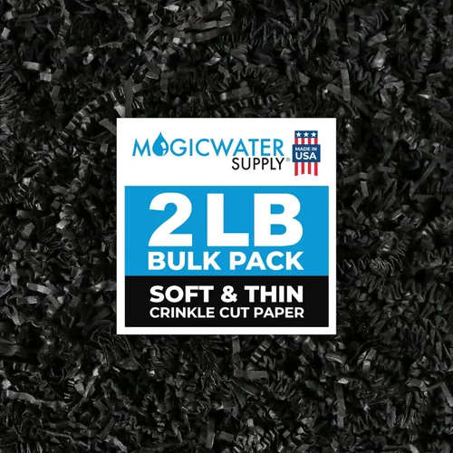 Miniatura 16 de MagicWater Supply Papel de corte arrugado suave y fino, 2 libras, color azul bebé, relleno de papel para envolver regalos, relleno de cestas