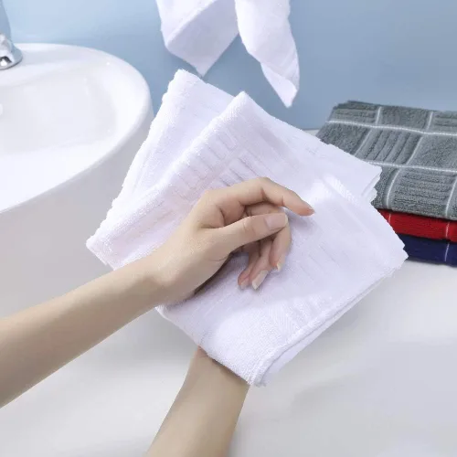 Miniatura 6 de Anyi Toallas de cocina de 100% algodón gris, paños de cocina absorbentes con asa para colgar, toallas de mano de cocina suaves para lavar y secar
