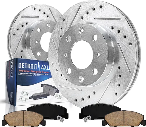 Miniatura 22 de Detroit Axle - Zapatas de freno traseras para Chevrolet Aveo Aveo5 Spark Pontiac G3 Suzuki Swift+ Reemplazo de zapatas de freno semimetálicas