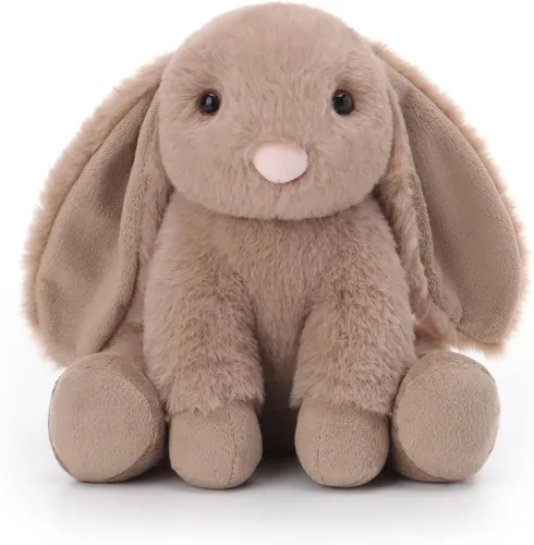 Miniatura 14 de Apricot Lamb Peluche de conejo crema para niños, juguetes de peluche suaves y lindos para bebés niñas y niños, 6 pulgadas