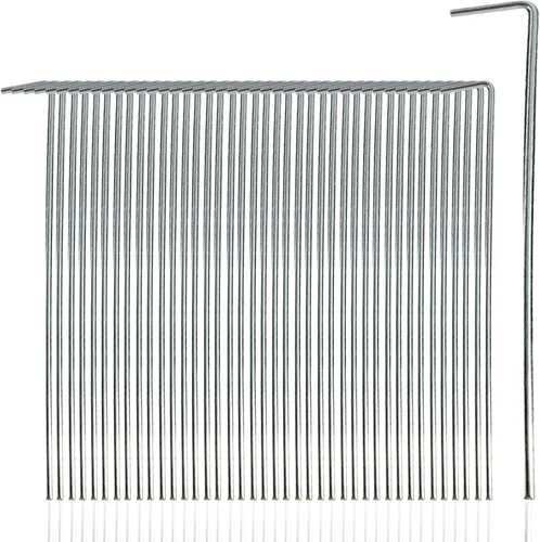 Paquete de 100 estacas de tienda de campaña de 7 pulgadas, estacas de metal para tienda de campaña al aire libre, estacas galvanizadas de estacas de