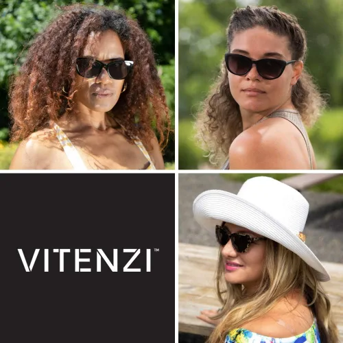 Miniatura 6 de VITENZI Gafas de sol con lectores para mujer, lentes de sol de lectura tintadas, Gela