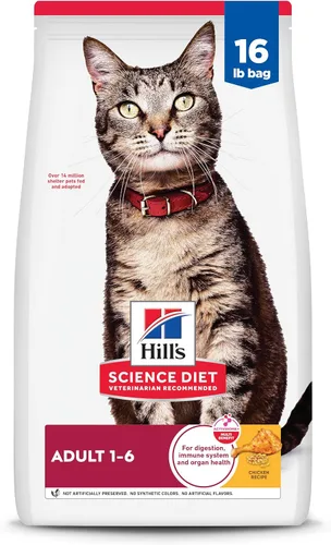 Miniatura 28 de Hill's Pet Nutrition Science Diet Alimento seco para gatos, adulto, receta de pollo, bolsa de 4 libras