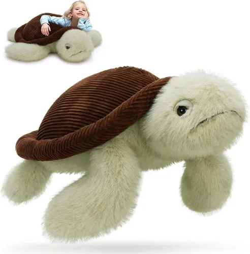 Miniatura 13 de MorisMos Animal de Peluche Gran Tiburón Blanco Almohada de Peluche, Juguete Gigante de Tiburón Mako de 47 pulgadas para Niños y Adultos, Regalo