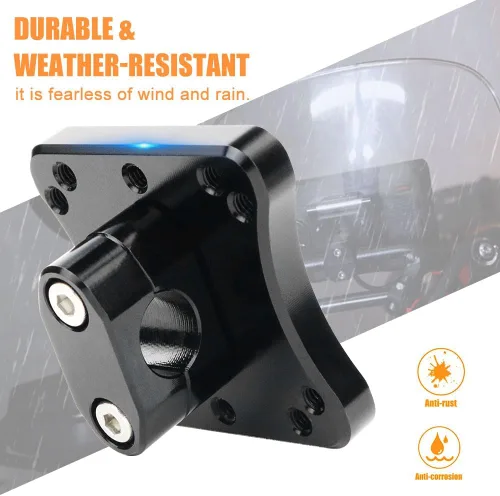 Miniatura 4 de xitomer Soporte GPS para Africa Twin CRF1000L 2016-2019/R1200 GS/GSA 2014-2018 / Tenere 700 2020-2024 / Super Tenere XTZ1200 / Tuareg 660 / V Storm