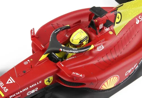 Miniatura 4 de BBURAGO - Hierro F1-75 - Italia Monza GP 2022-1/18, Rojo/Amarillo