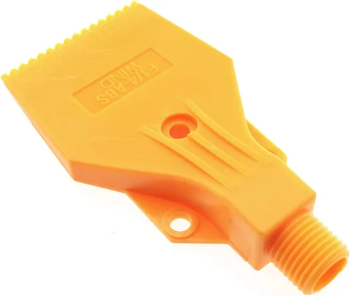 Miniatura 5 de E-outstanding Boquilla de chorro de viento amarillo de 1/4 '' BSPT macho 3Holes ABS soplador de aire boquilla de cuchillo de aire