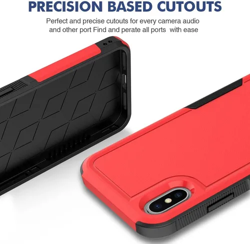 Miniatura 12 de Jeylly Funda para iPhone SE/Funda para iPhone 5S, Exterior de Plástico Duro que Absorbe Golpes + Interior de Silicona de Goma Defensor contra