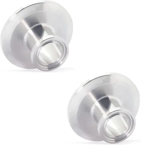 Miniatura 12 de Reductor de tapa de extremo de ajuste sanitario de 2.5 pulgadas × 2 pulgadas de acero inoxidable 304 reductor concéntrico sanitario tri abrazadera