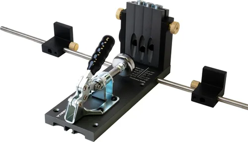 Miniatura 3 de Massca Sistema de Plantilla para Agujeros de Bolsillo de Aluminio Pro M2 Ajustable y Fácil de Usar Herramienta de Carpintería de Unión