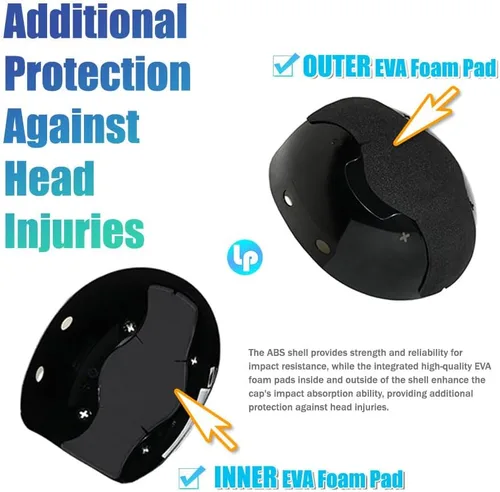 Miniatura 5 de Casco de béisbol amarillo de seguridad para hombres y mujeres