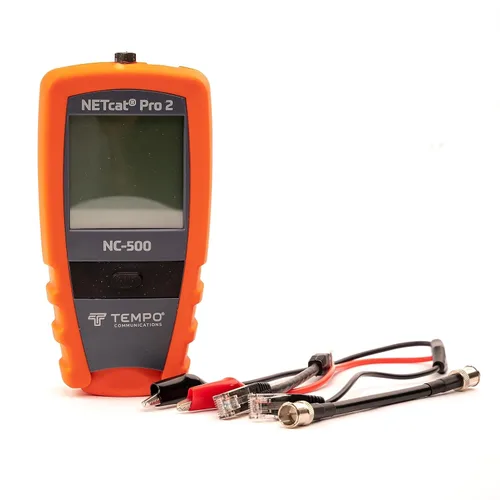 Miniatura 10 de TEMPO NC-100 NETcat Micro Herramienta de prueba de cableado, prueba de Ethernet coaxial, probador de cable digital para voz, datos, video, coaxial