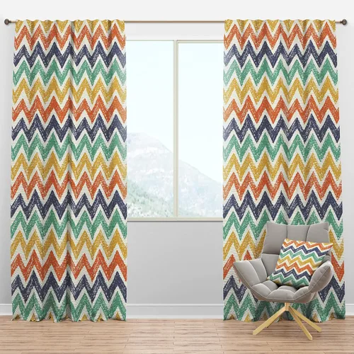 Miniatura 10 de DesignQ Cortinas con patrón hexagonal retro IX para dormitorio, cortinas para sala de estar, cortinas con aislamiento térmico, panel individual, 52