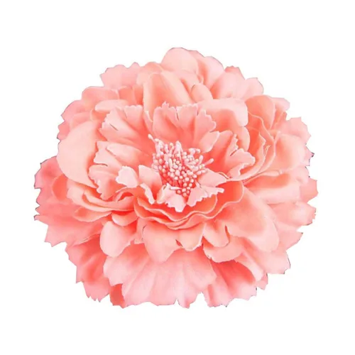Miniatura 22 de Broche de flores de peonía bohemio para mujer, broche de flores para viajes, fiestas, festivales PF-11 (negro) (paquete de 1)