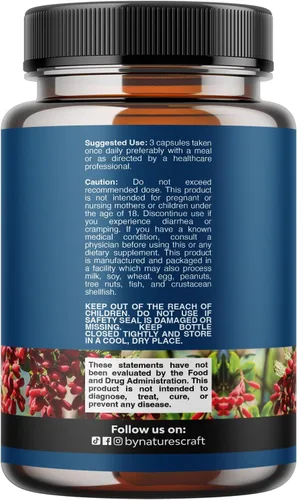 Miniatura 2 de Complejo equilibrado de berberina Plus de 1200 mg, berberina antioxidante con cápsulas de canela de ceilán más extracto de cardo mariano