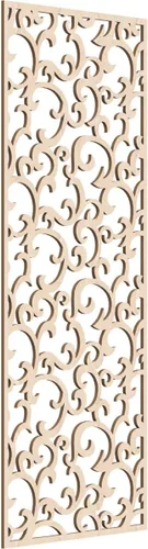 Miniatura 35 de Wheatland Paneles de pared decorativos de madera con calado, 9 3/8 pulgadas de ancho x 24 3/8 pulgadas de alto x 1/4 de alto, nogal