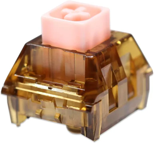 Miniatura 2 de KPREPUBLIC Kailh Coco Pink Box V2 Switch RGB SMD Lineal 1.76 oz Interruptores para teclado mecánico mx vástago 5pin PC rosa POM (CocoPink S x110)