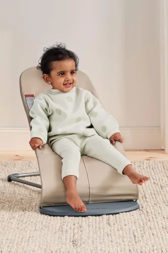 Miniatura 5 de BabyBjörn Bouncer Balance Soft, caqui/beige, tejido Asiento gorila ajustable 2 en 1 para bebé y silla para niños pequeños, recién nacido a niño