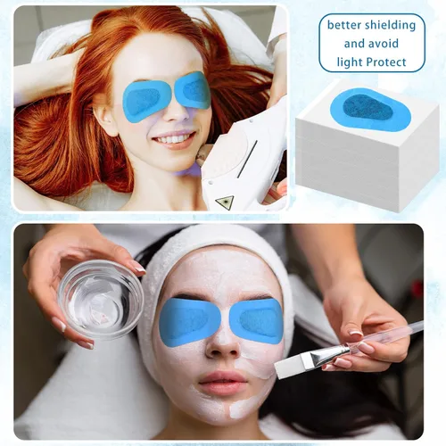 Miniatura 5 de Panitay 80 parches adhesivos para ojos para adultos, parches desechables para ojos, vendajes adhesivos transpirables para ojos perezosos, ambliopía