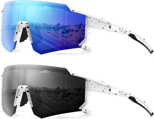 Miniatura 15 de Gafas de sol polarizadas deportivas para hombres y mujeres, gafas de sol para pesca, ciclismo, bicicleta de montaña, béisbol con protección UV Marco