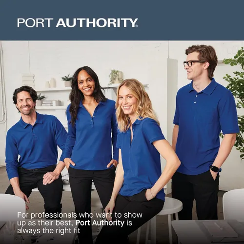 Miniatura 6 de Port Authority Polo de micromalla UV Dry Zone para mujer