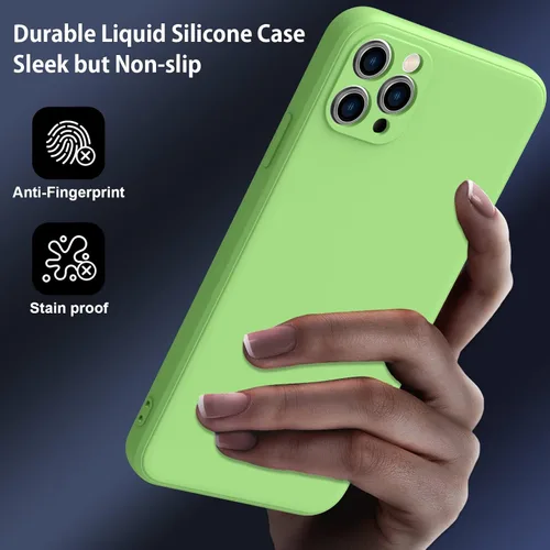 Miniatura 4 de Funda para Samsung Galaxy S22 Ultra, funda delgada de silicona líquida, a prueba de golpes, funda delgada para Samsung Galaxy S22 Ultra, funda Verde
