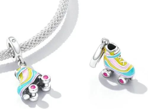 Miniatura 2 de Abalorios de plata de ley 925 para mujer, estrella de mar, luna, unicornio, ojo de ojo para pulseras, collar y colgante