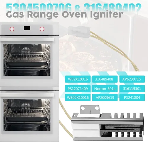 Miniatura 2 de 5304509706 Encendedor de horno de gas, 316489402 Reemplazo de encendedor de horno – para horno Kenmore serie 790 y horno de gas Frigidaire