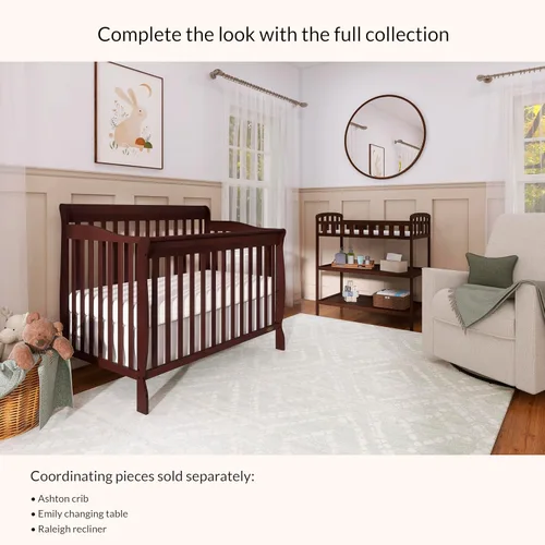 Miniatura 7 de Dream On Me Ashton Cuna convertible 5 en 1 en expreso, certificado Greenguard Gold, 50 x 36 x 44 pulgadas (paquete de 1)