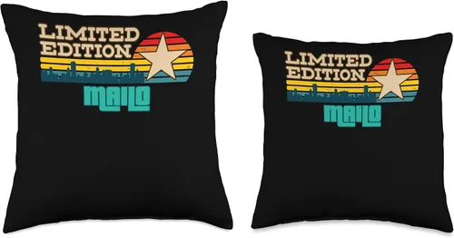 Miniatura 3 de Limited Edition Tobias Retro Radio Cassette Name Throw Pillow