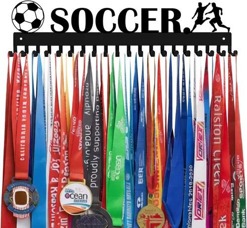 Miniatura 24 de Medal Hanger Display - She Believed She Could She Did - Personalized Medal Holder for Sport Race Runner Sturdy Steel Metal Plaque Over 63 Medals