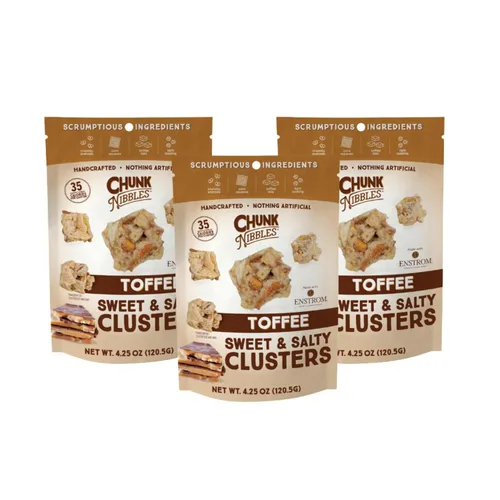 Miniatura 12 de Chunk Nibbles S'mores Snack Clusters - Golosinas inspiradas en fogatas con malvaviscos, galletas Graham, pretzels y chocolate, lote pequeño, hecho a