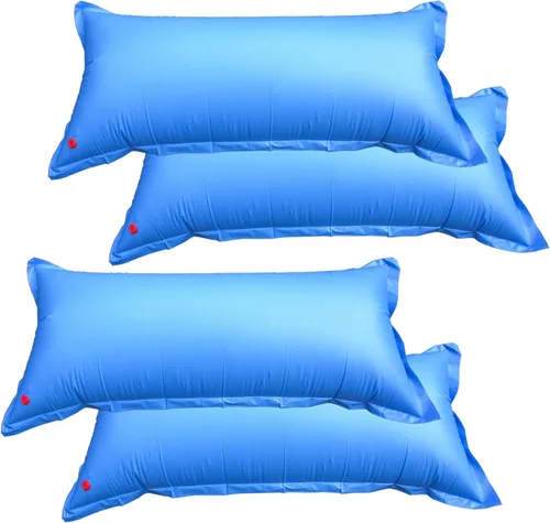 Miniatura 9 de Robelle Deluxe Almohada de aire ecualizadora de hielo, Paquete de 4, Azul