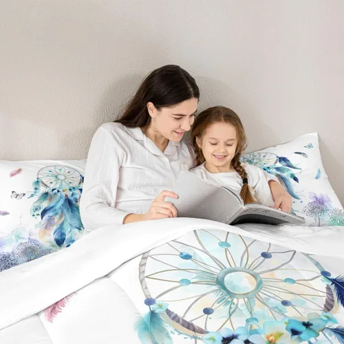 Miniatura 4 de Castle Fairy Rose Lipstick Bedding Set Elegant Quilted Comforter Set Twin Size,Women Cosmetic Duvet Insert with 1 Pillow Sham for Kids Boys Girls