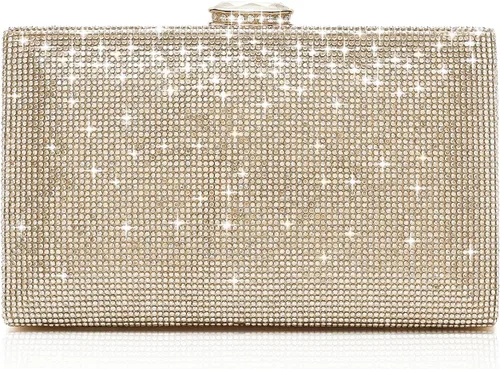 Miniatura 10 de CARIEDO Bolso de Mano Tipo Clutch con Lentejuelas para Mujer, Elegante Bolso de Noche con Purpurina Brillante, Cartera de Noche Llamativa