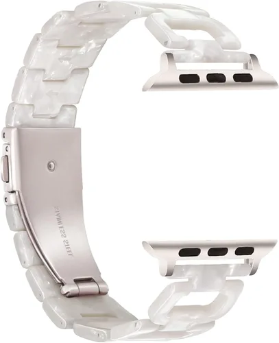 Miniatura 2 de Correa ligera de Apple Watch para Apple Watch, de resina en forma de D, compatible con hebilla de acero inoxidable para Apple Watch Ultra 2, 1