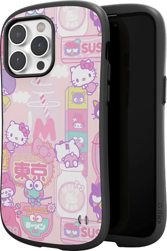 Miniatura 22 de iFace Funda para iPhone 14 Pro (6.1 pulgadas) Hello Kitty y sus amigos de primera clase, bonita funda protectora a prueba de golpes de doble capa