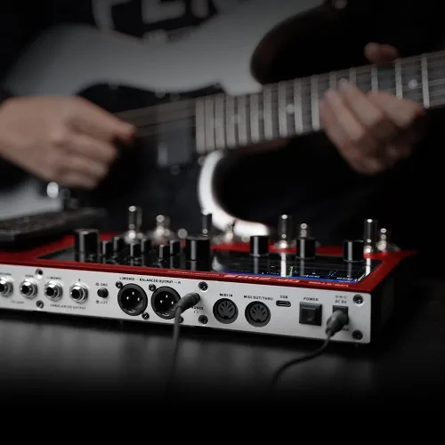 Miniatura 7 de Valeton GP-200R - Procesador Multi-Efectos Pedal Multi-Efectos para Guitarra Bajo con Pedal de Expresión, FX Loop, MIDI I/O, Modelado