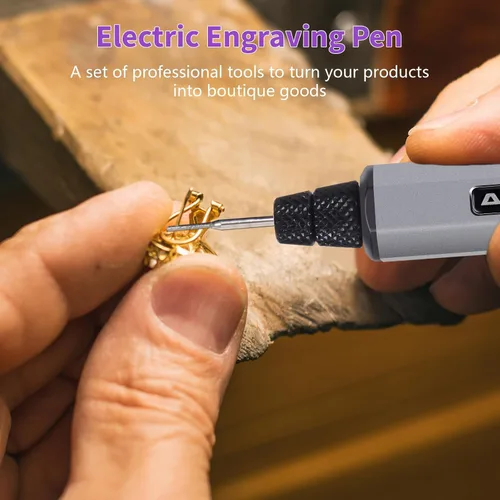 Miniatura 5 de AM ARROWMAX - Mini bolígrafo de grabado: herramienta portátil inalámbrica definitiva para artistas y aficionados al bricolaje, graba más de 50