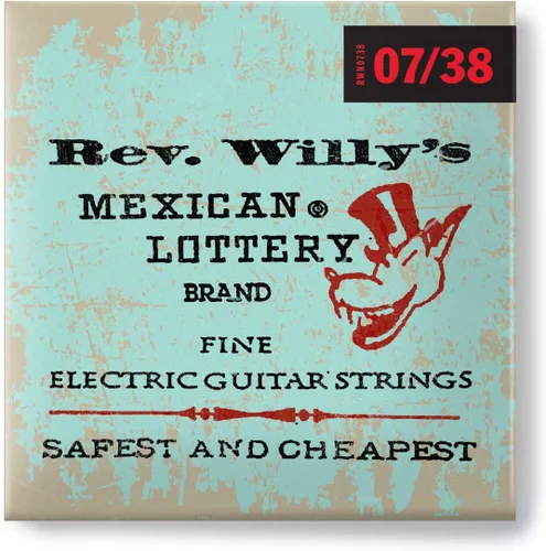 Reverendo Willy's Mexican Lottery Brand Cuerdas Guitarra Eléctrica 3 Sets 07-38